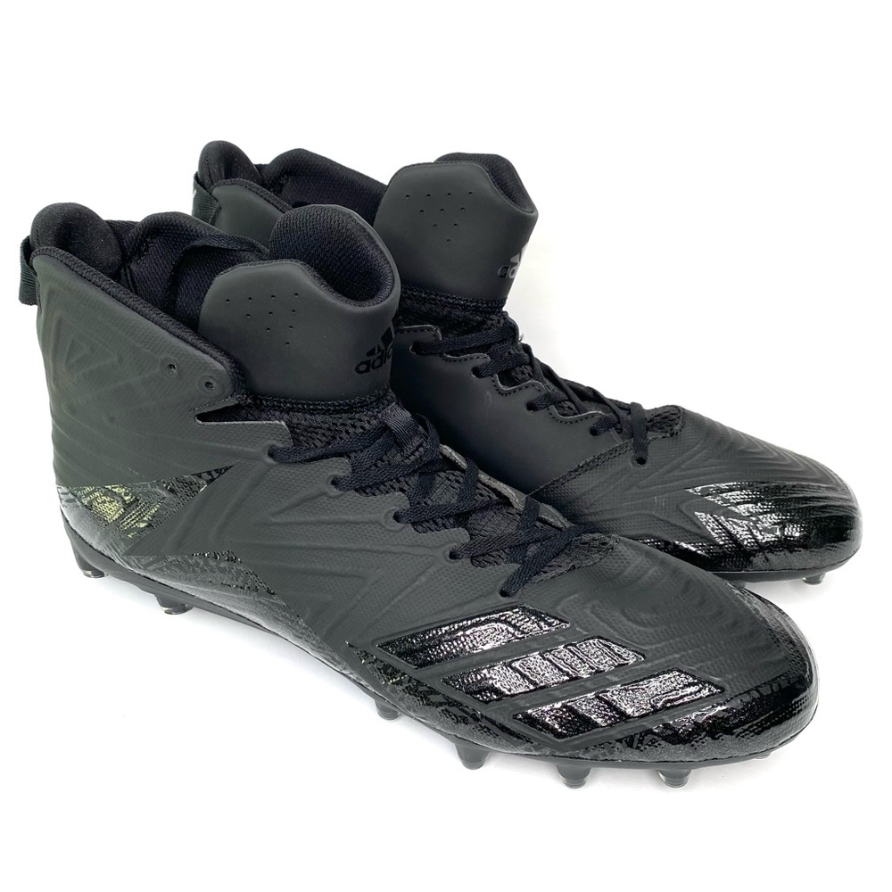 Adidas Black Freak X Carbon Mid Football Cleats, BW0866 Size 17 Brand New
